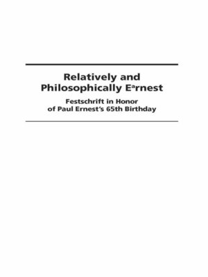 cover image of Relatively and Philosophically E<sup>a</sup>rnest
